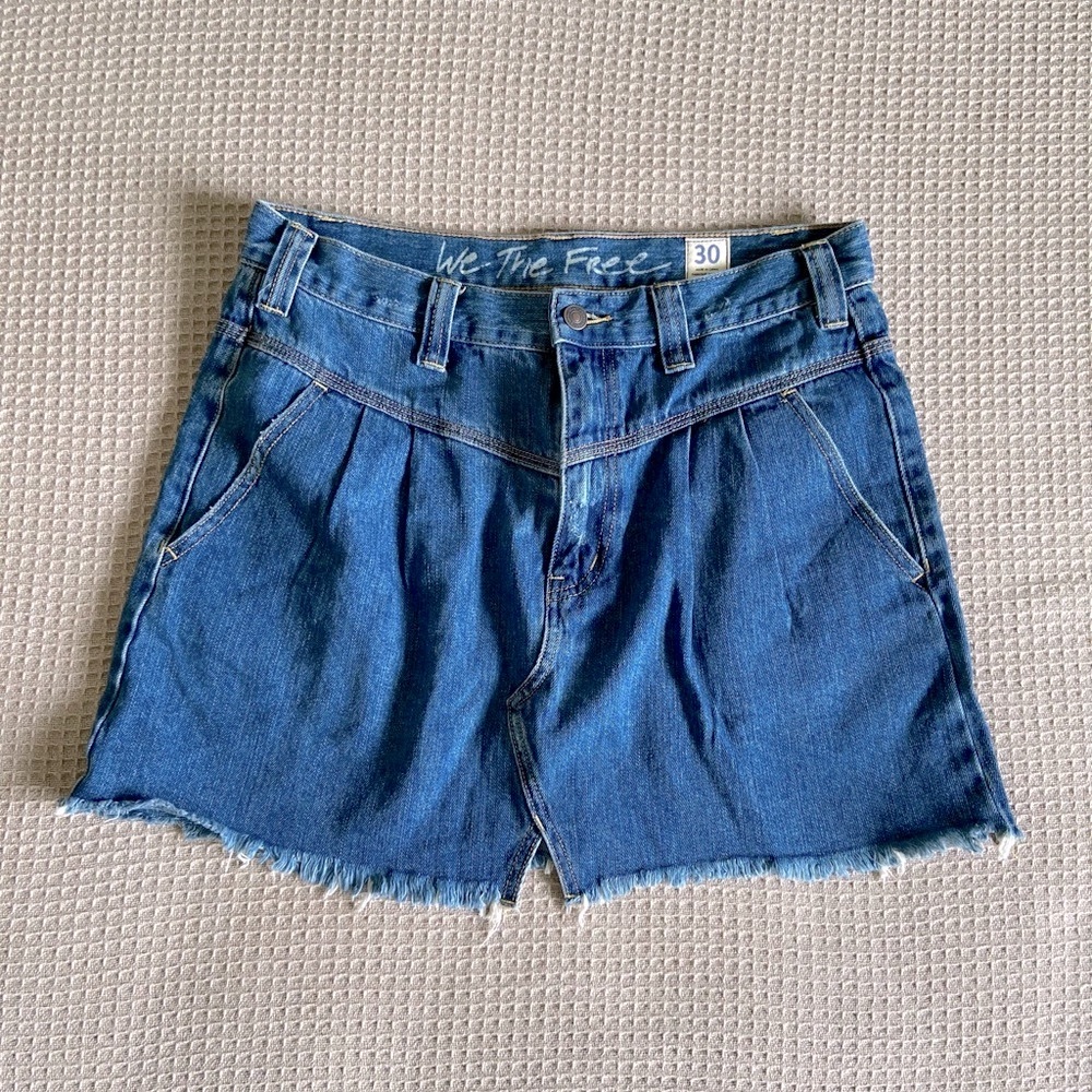FREE PEOPLE denim skirt